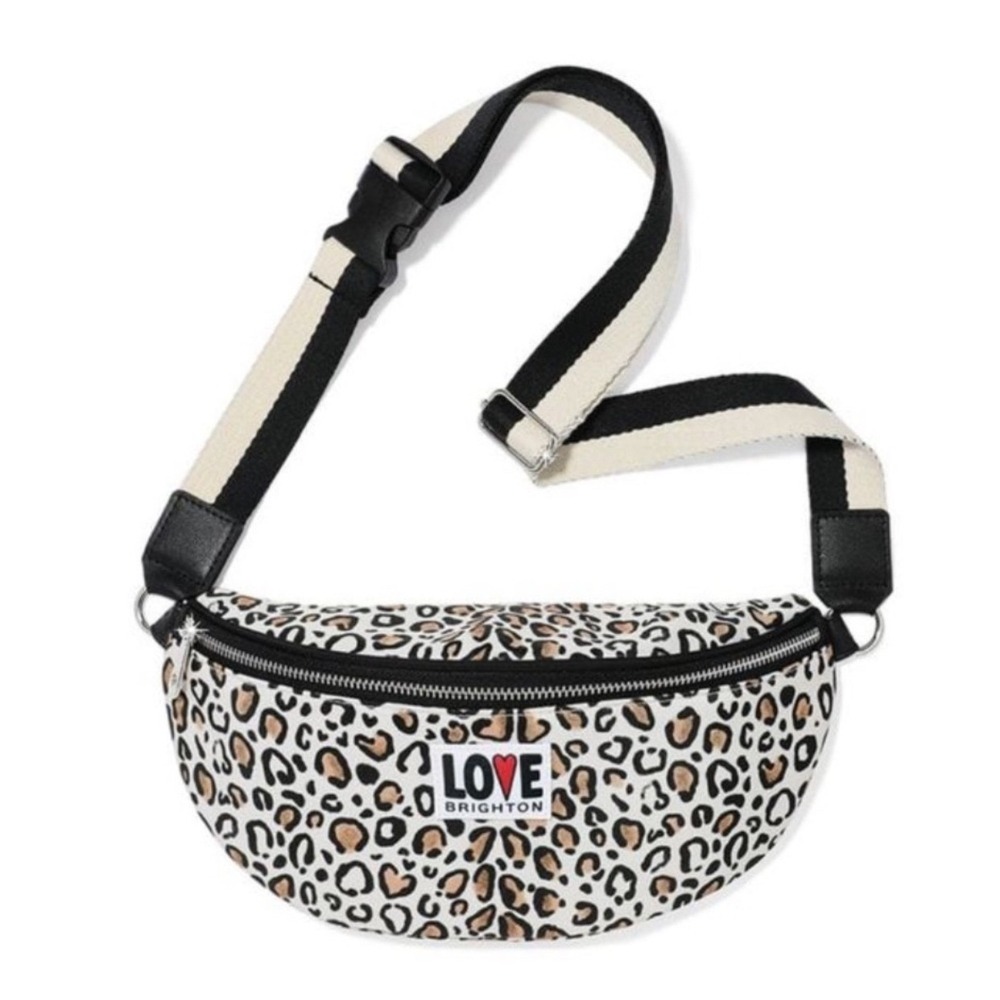 Love Brighton Wild Cat Belt Bag Leopard Print Fanny Pack‎ Adjustable Strap